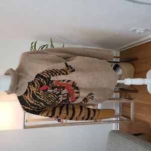 Oversized Turtle Neck Sweater H&M Size S